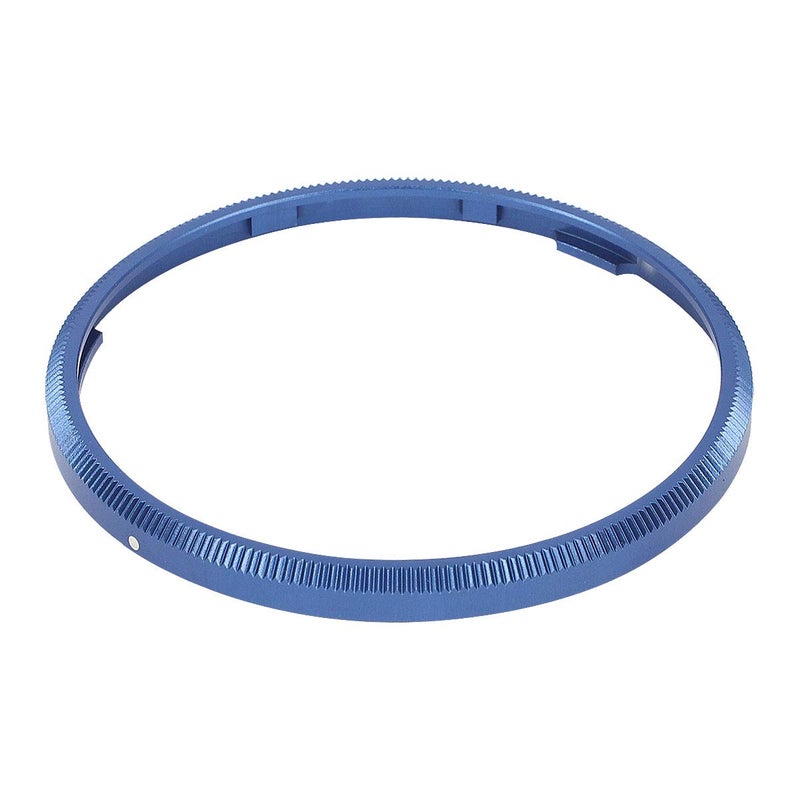 Haoge RRC-GNL Blue Metal Decorate Ring Cap for RICOH GR III GRIII GR3 Camera Replaces GN-1 - Image 1
